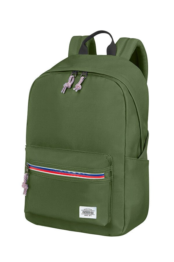American Tourister UpBeat Backpack Zip | Olive Green - KaryKase