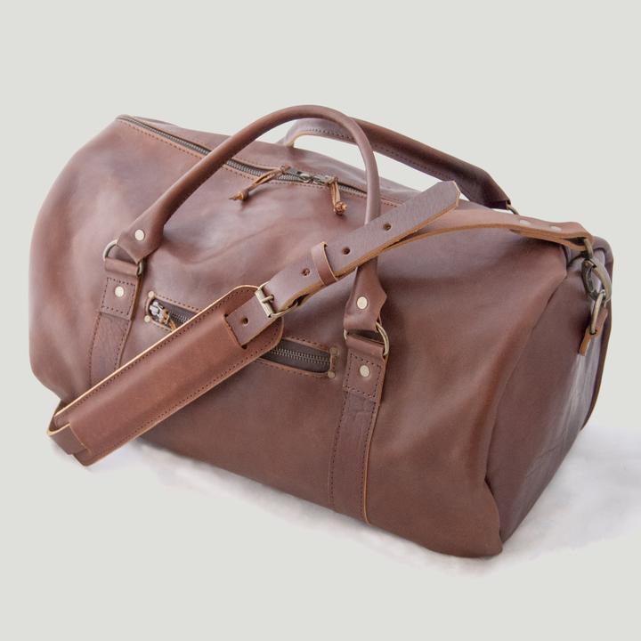 Bark And Mill Barrel bag | Chocolate - KaryKase