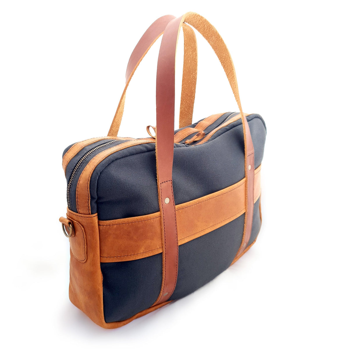 Bark & Mill Canvas Briefcase - KaryKase
