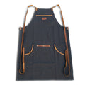 Bark & Mill Canvas & Leather Apron - Storm & Tan