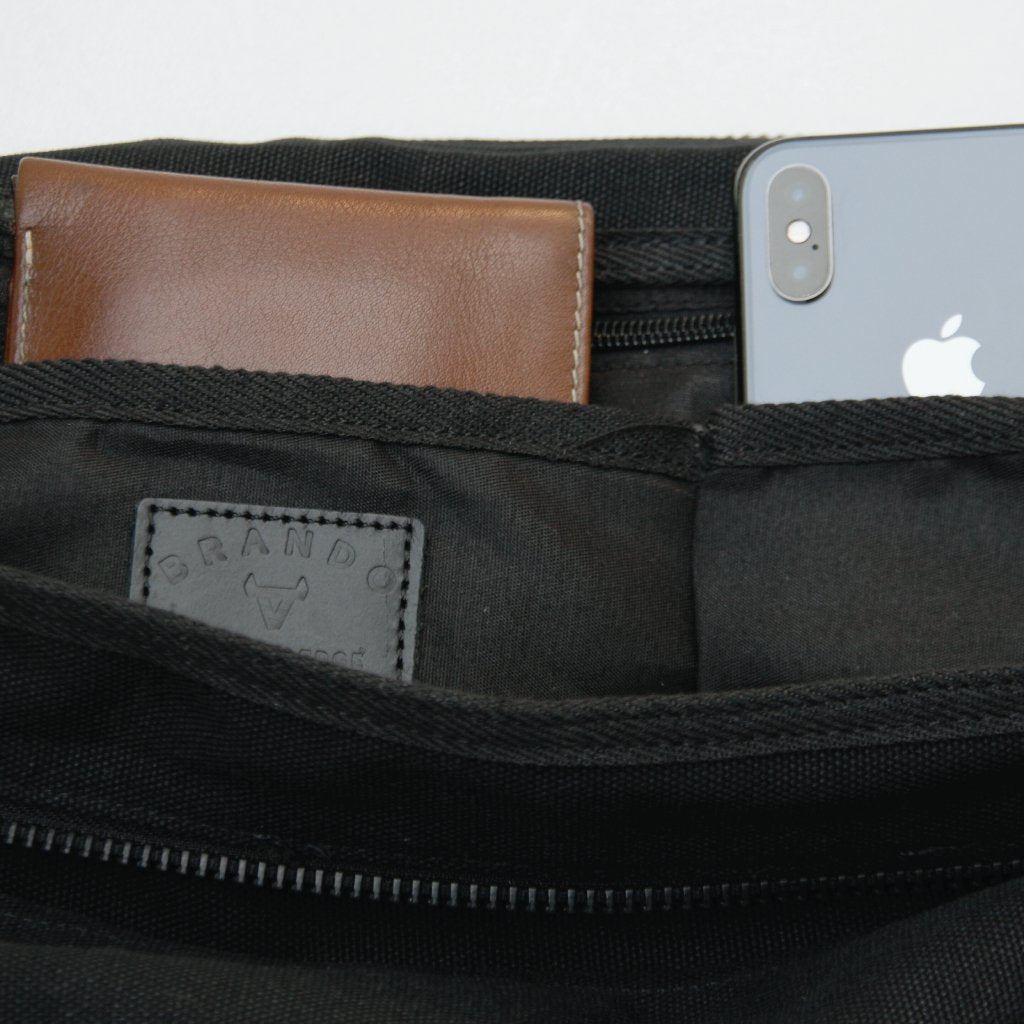 Brando Canvas Classic Work Messenger | Black - KaryKase