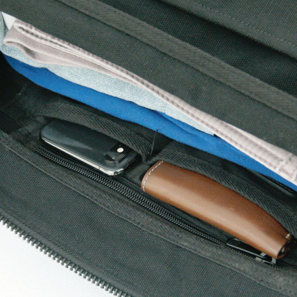 Brando Canvas Classic Work Messenger | Black - KaryKase