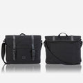 Brando Canvas Classic Work Messenger | Black - KaryKase