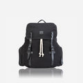 Brando Canvas Shift Everyday Backpack | Black - KaryKase
