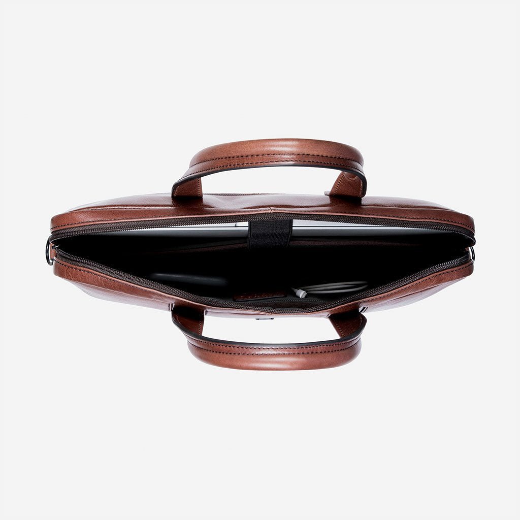 Brando Winchester 15" Slim Briefcase | Brown - KaryKase