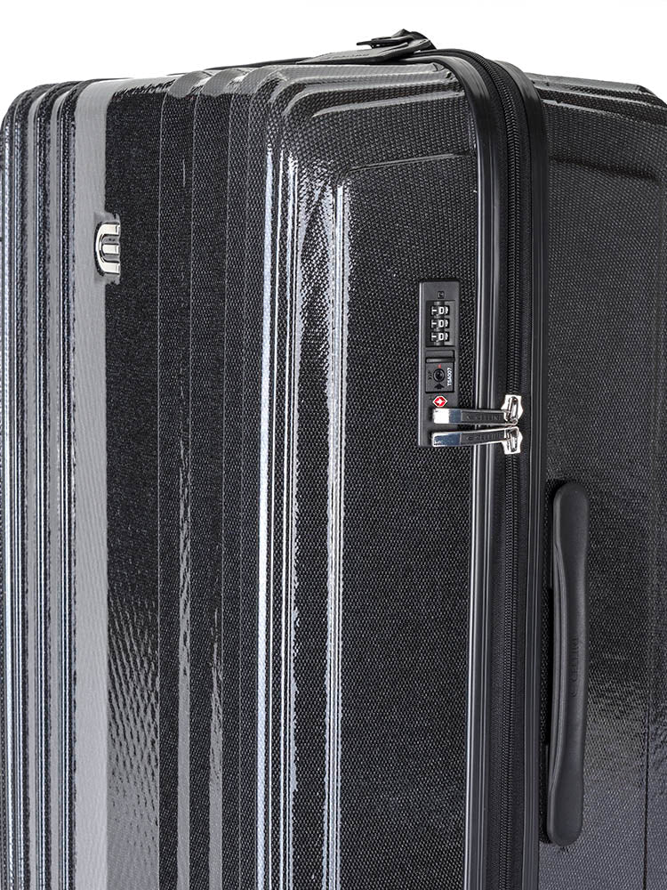 Cellini Compolite Large 4 Wheel Trolley Case | Black - KaryKase