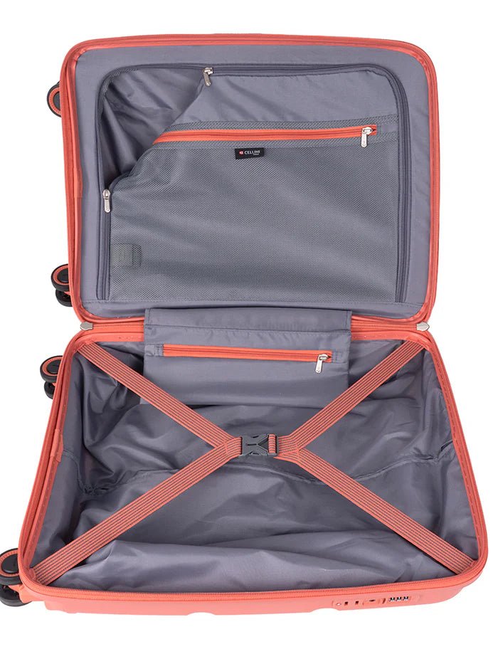 Cellini Cruze 55cm Carry - on Spinner | Burnt Orange - KaryKase