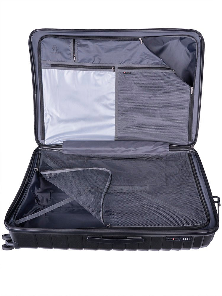Cellini Grande Large 4 Wheel Trolley Case | Black - KaryKase