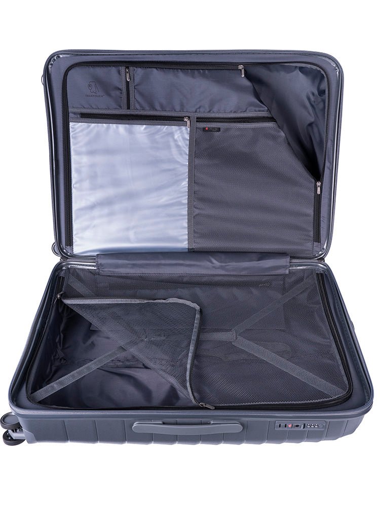 Cellini Grande Large 4 Wheel Trolley Case | Dark Grey - KaryKase