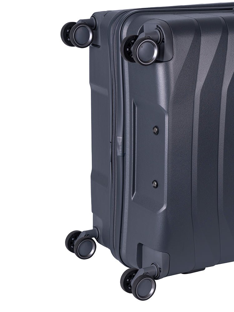 Cellini Grande Large 4 Wheel Trolley Case | Dark Grey - KaryKase
