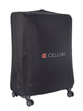 Cellini Large Lockable Luggage Cover | Black - KaryKase