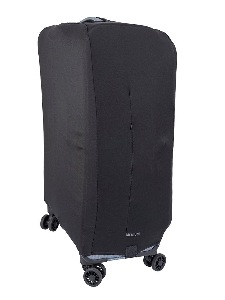 Cellini Medium Lockable Luggage Cover | Black - KaryKase