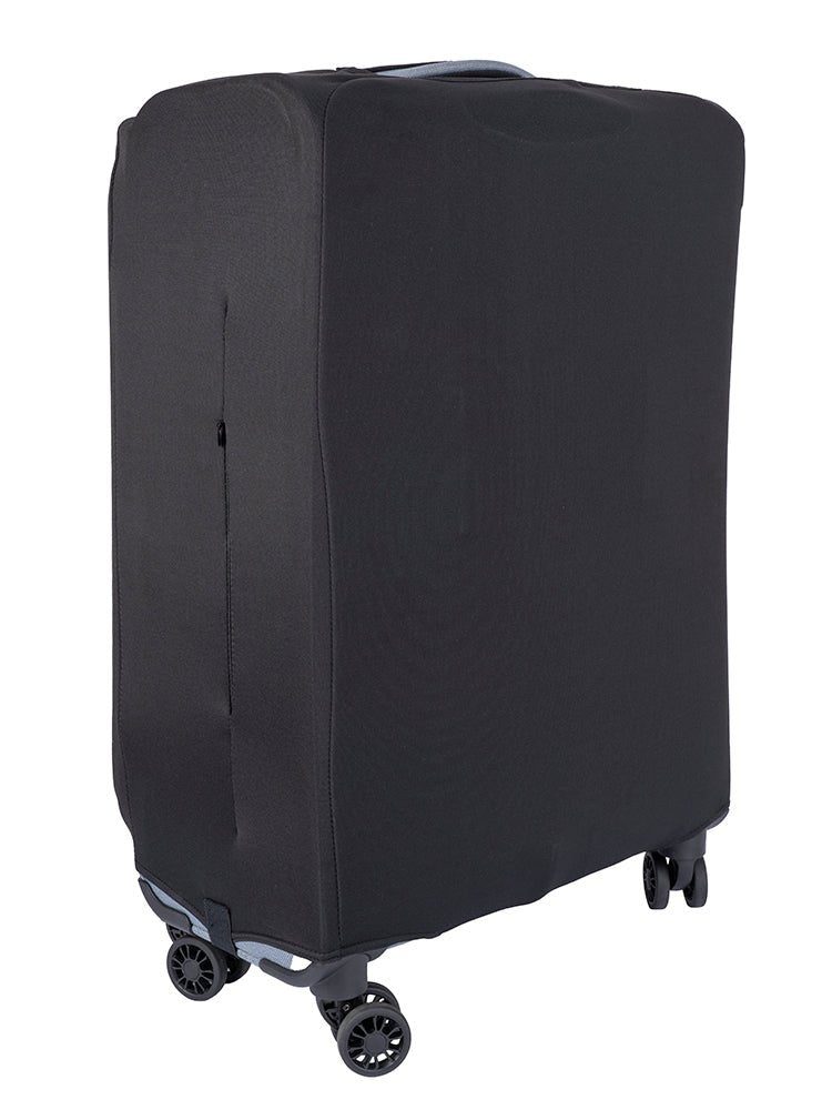 Cellini Medium Lockable Luggage Cover | Black - KaryKase