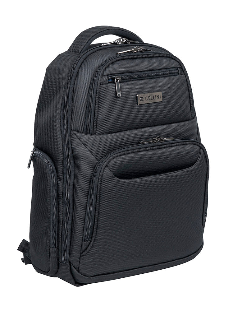 Cellini Megapak Business Multi-Pocket Backpack | Black - KaryKase