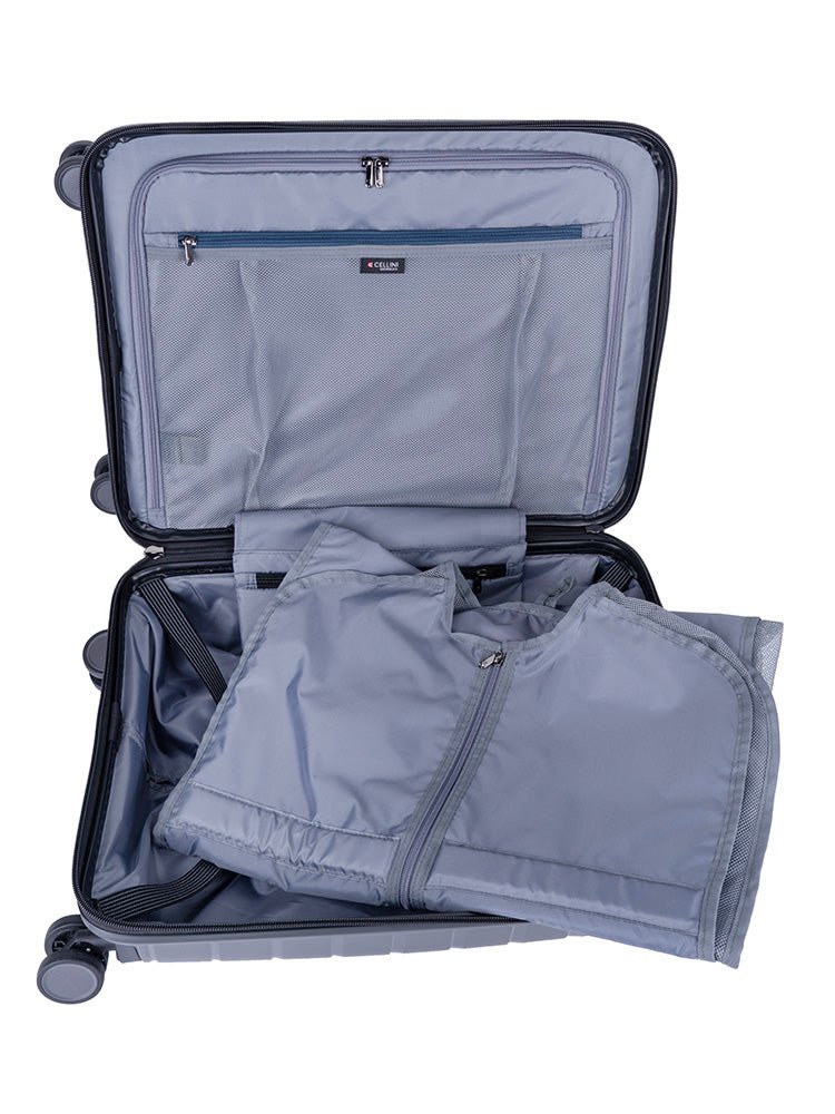 Cellini Microlite Trolley Carry On Business Trolley | Charcoal - KaryKase