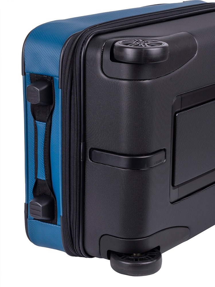 Cellini Pro X 2 Wheel Carry - On Pullman with Oversized Fastline Wheels | Blue - KaryKase
