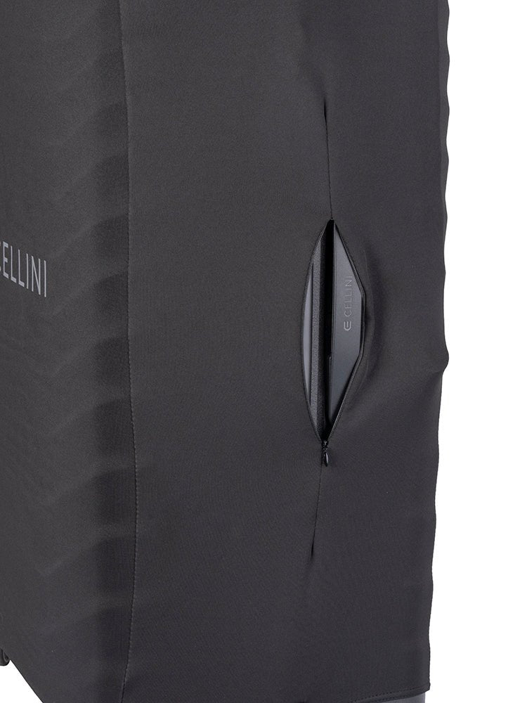 Cellini XLarge Lockable Luggage Cover | Black - KaryKase