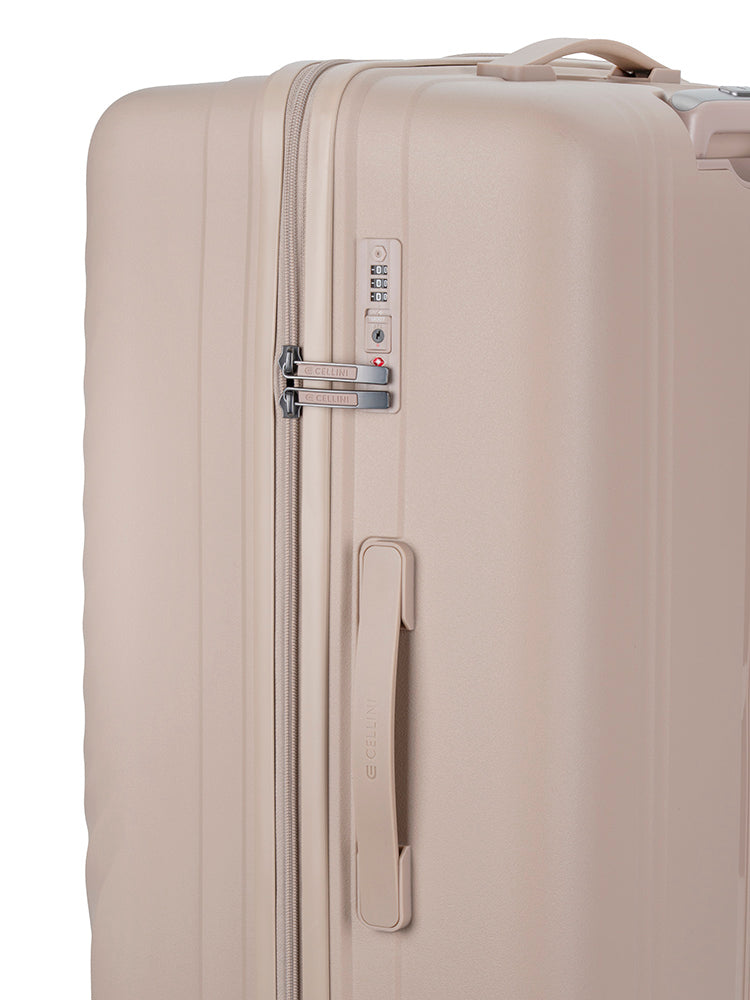 Cellini Xpedition Large Volume 4 Wheel Trolley Trunk | Champagne