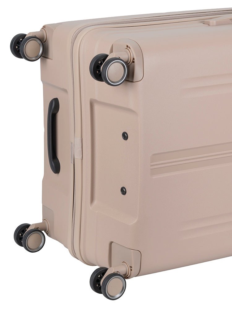 Cellini Xpedition Large Volume 4 Wheel Trolley Trunk | Champagne - KaryKase
