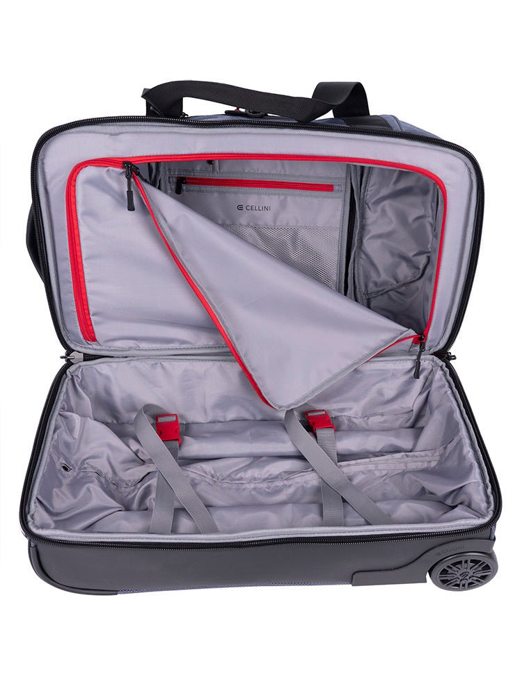 Cellini Xplorer Small Double Decker Trolley Duffel | Black - KaryKase