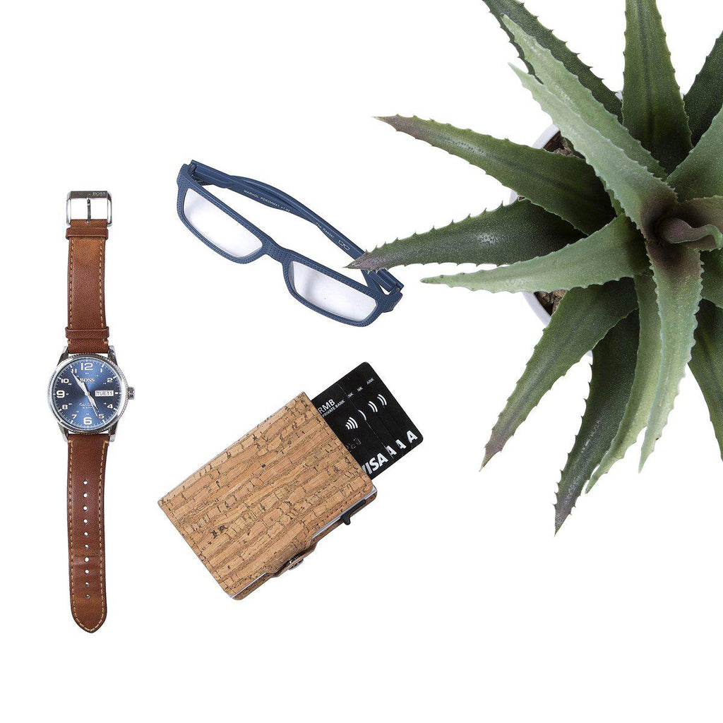 EaziCard RFID Cork 1 Wallet | Gold - KaryKase