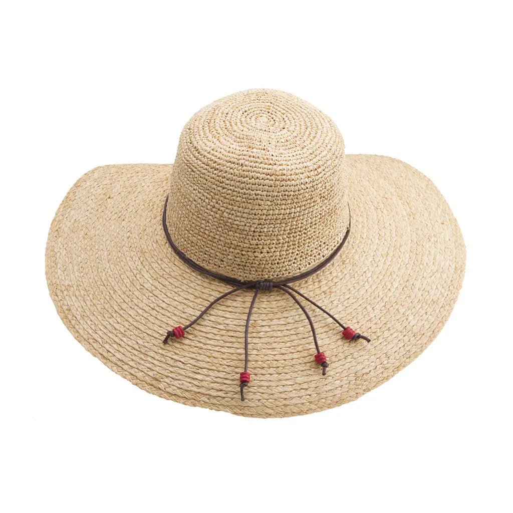 Emthunzini Hats Amy Sun Hat | Natural Raffia - KaryKase