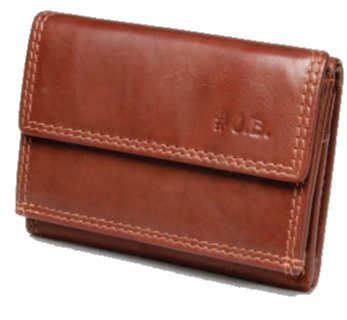 Johnny Black Bavaria Mini Tri - fold Leather Wallet - RFID | Brown - KaryKase