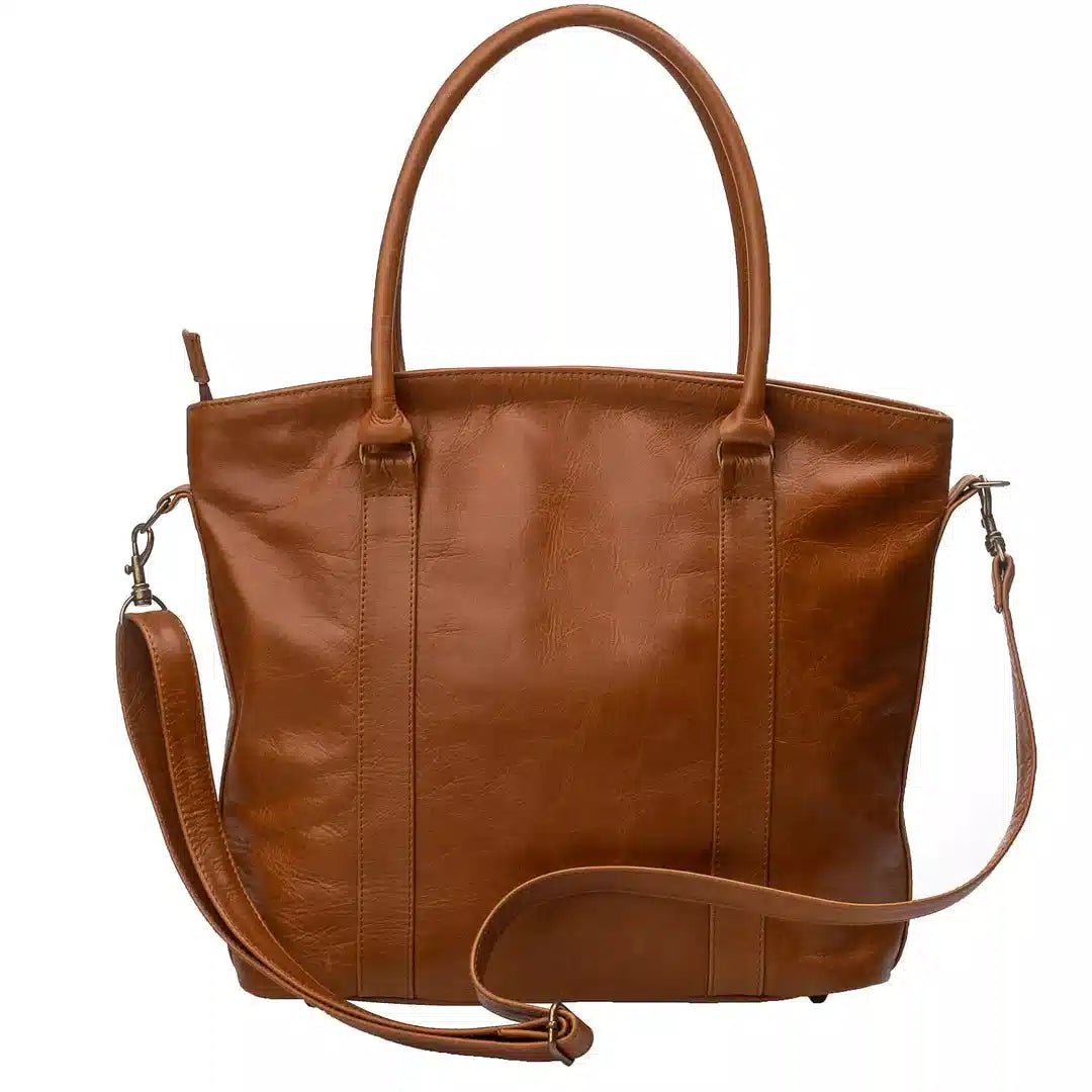 Mally Emma Leather Handbag | Toffee - KaryKase