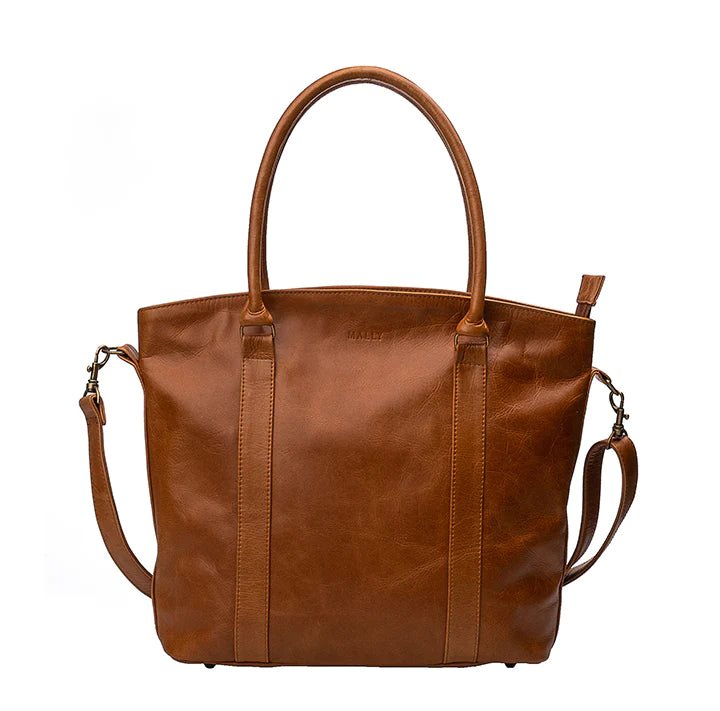 Mally Emma Leather Handbag | Toffee - KaryKase