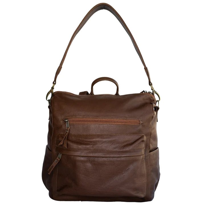 Mally Ladies Backpack | Brown - KaryKase