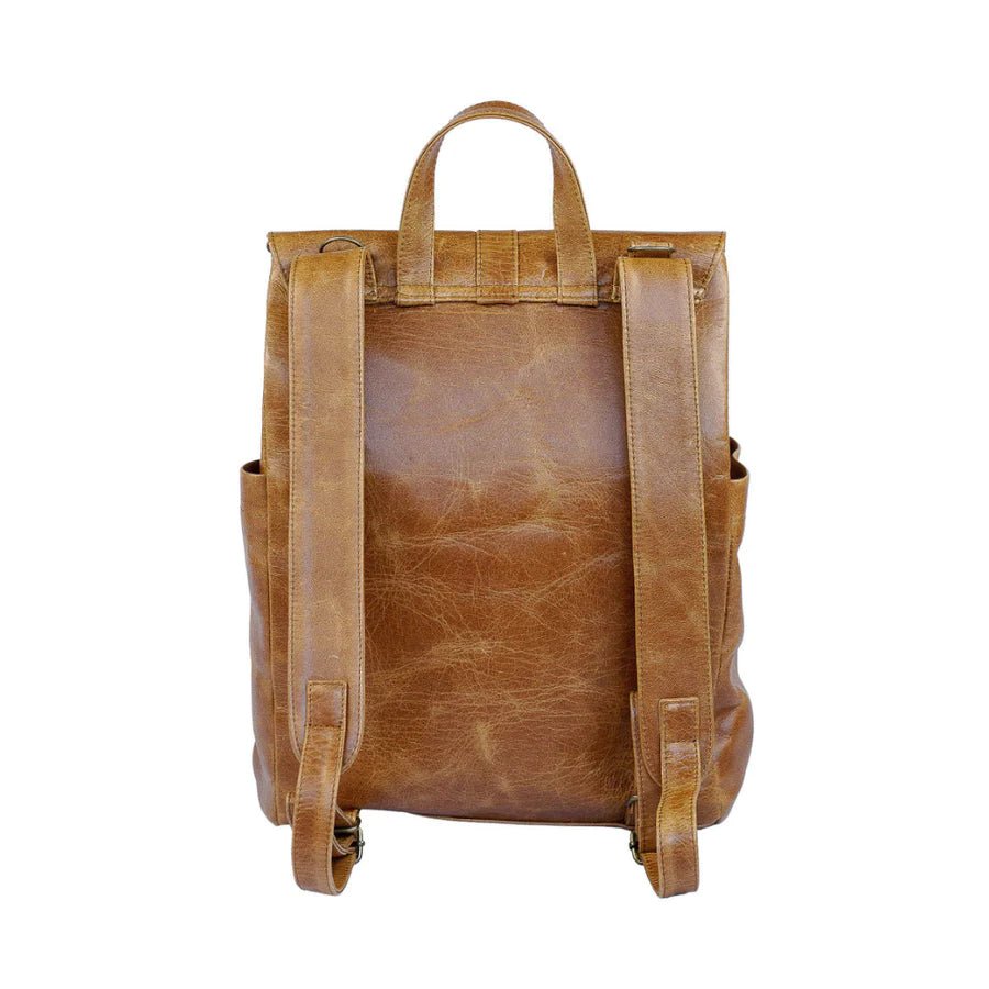 Mally Luxury Baby Backpack With Mat & Stroller Straps | Toffee - KaryKase