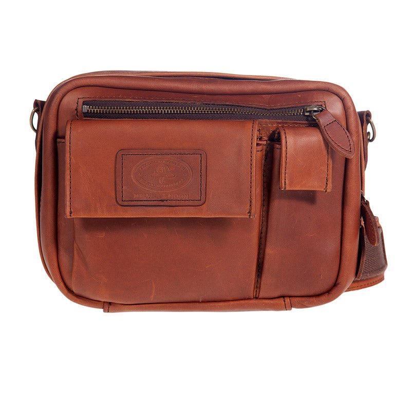 Melvill & Moon Leather Ornithologist Bible Bag | Brown - KaryKase