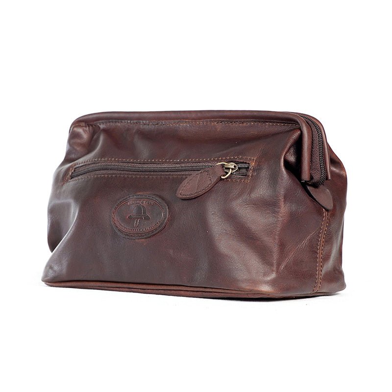 Melvill & Moon Leather Tsavo Sponge Bag | Brown - KaryKase