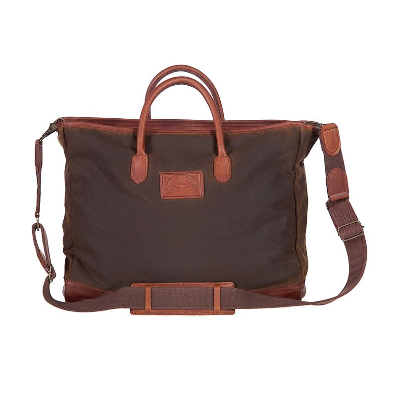 Melvill & Moon Waxed Cotton Grand City Bag - KaryKase