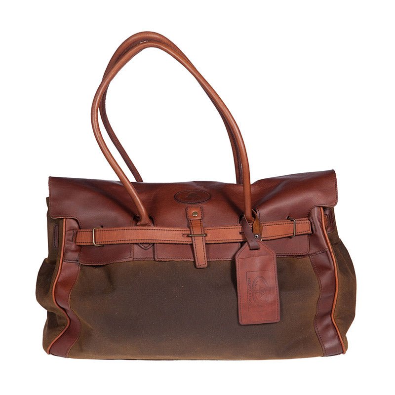 Melvill & Moon Waxed Cotton Nairobi Race Day Bag - KaryKase