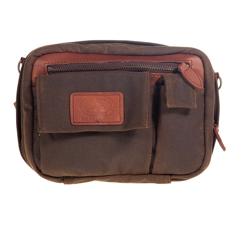 Melvill & Moon Waxed Cotton Ornithologist Bible Bag - KaryKase