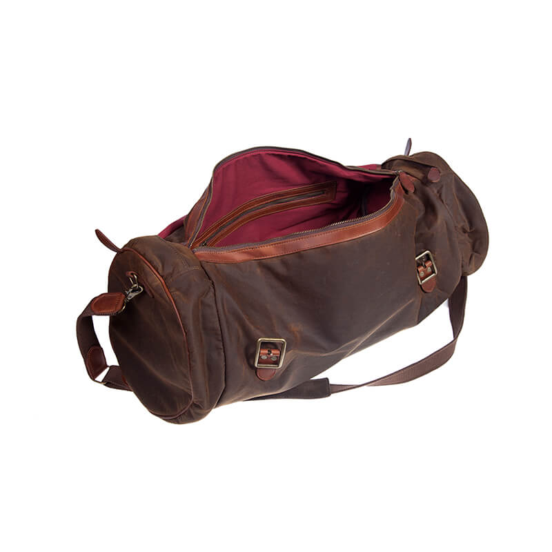 Melvill & Moon Waxed Cotton Pannier Duffel Bag - KaryKase