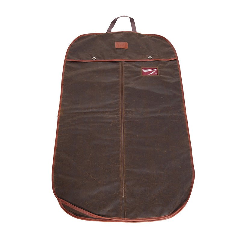 Melvill & Moon Waxed Cotton Suit Bag - KaryKase