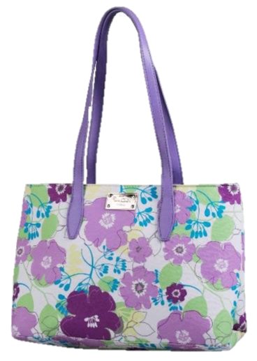 Pierre Cardin Aasha Floral Tote Handbag | Lilac - KaryKase