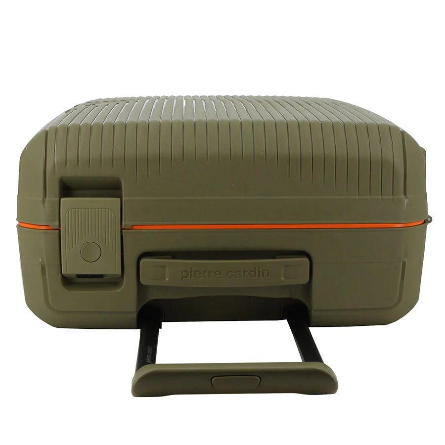 Pierre Cardin Cannes 55cm Cabin Clip Case Spinner | Green - KaryKase