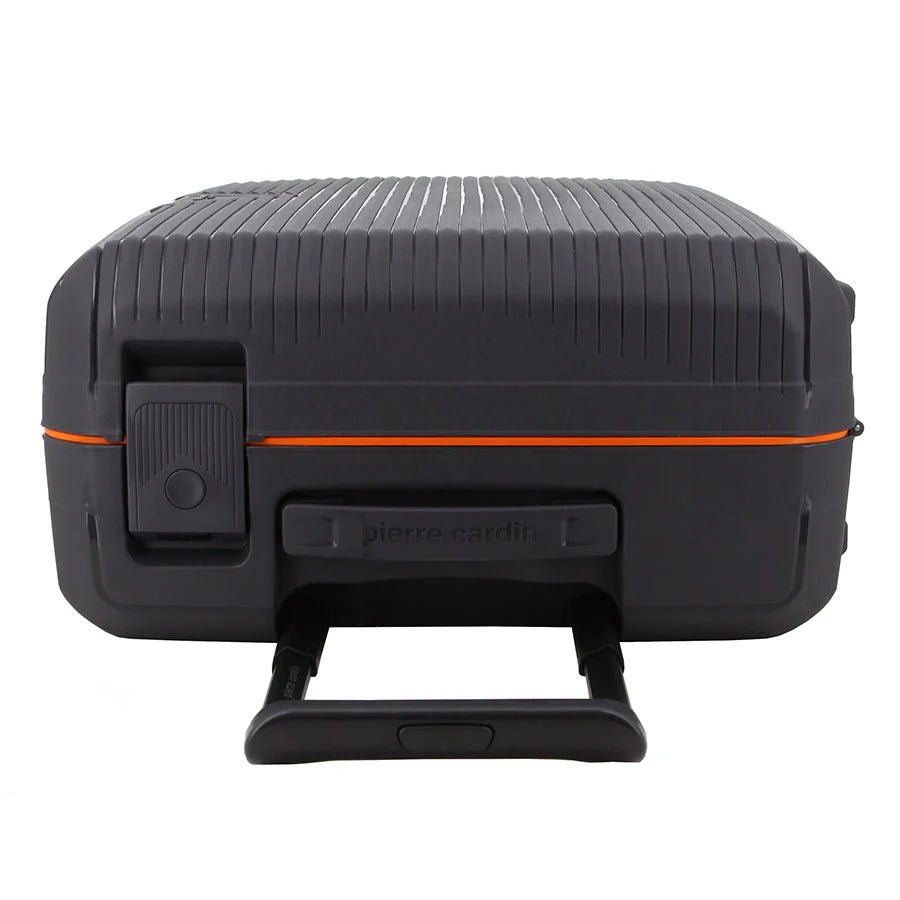 Pierre Cardin Cannes 77cm Large Clip Case Spinner | Charcoal - KaryKase