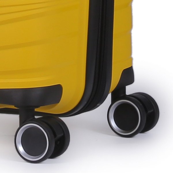 Pierre Cardin Montpellier Luggage Spinner 3 Piece Set | Black - KaryKase