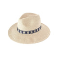 360FIVE Everyday Spice Route Fedora Sun Hat - Ivory/Navy