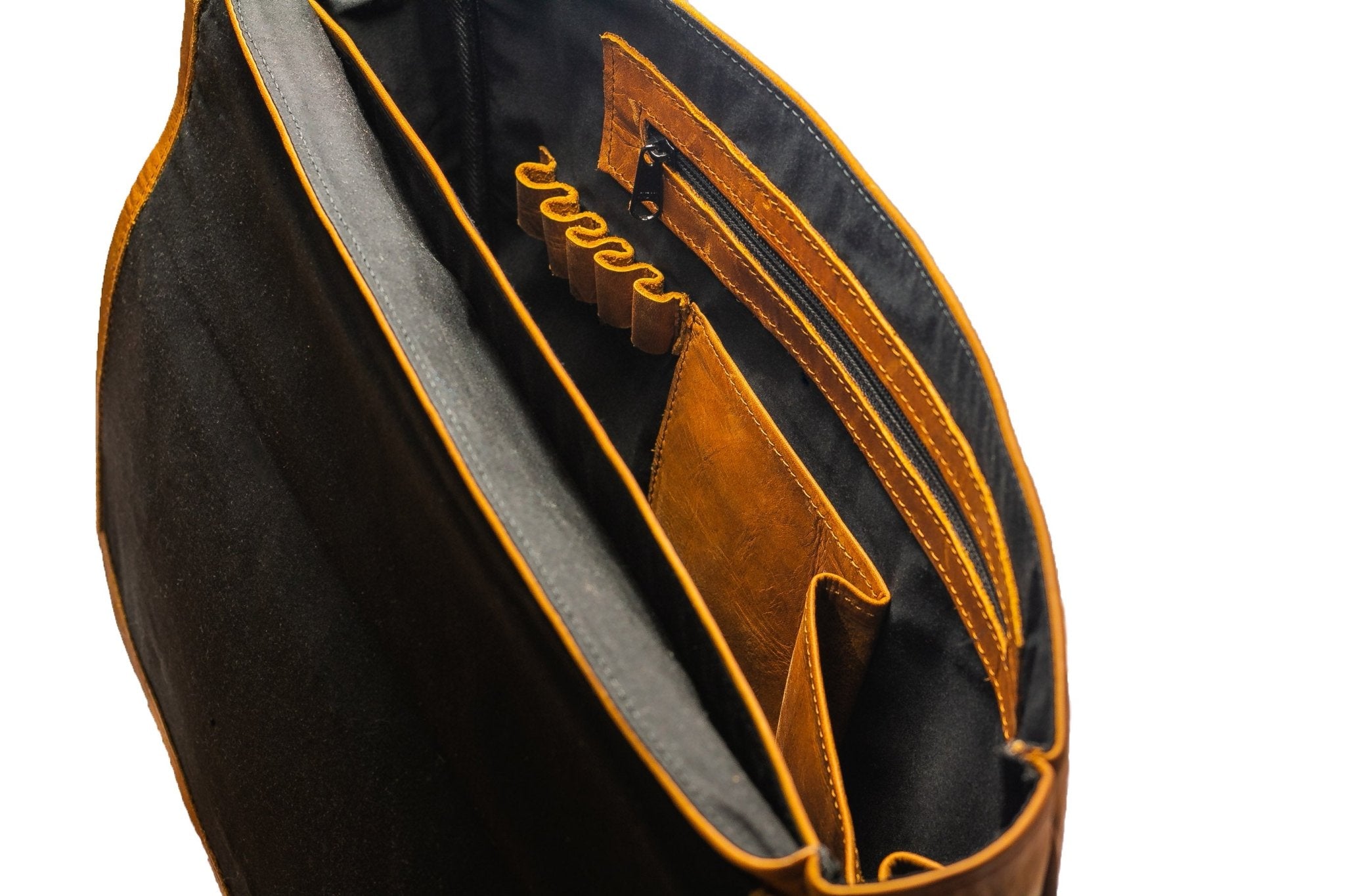 Tan Leather Goods - Alex Laptop Bag | Toffee - KaryKase