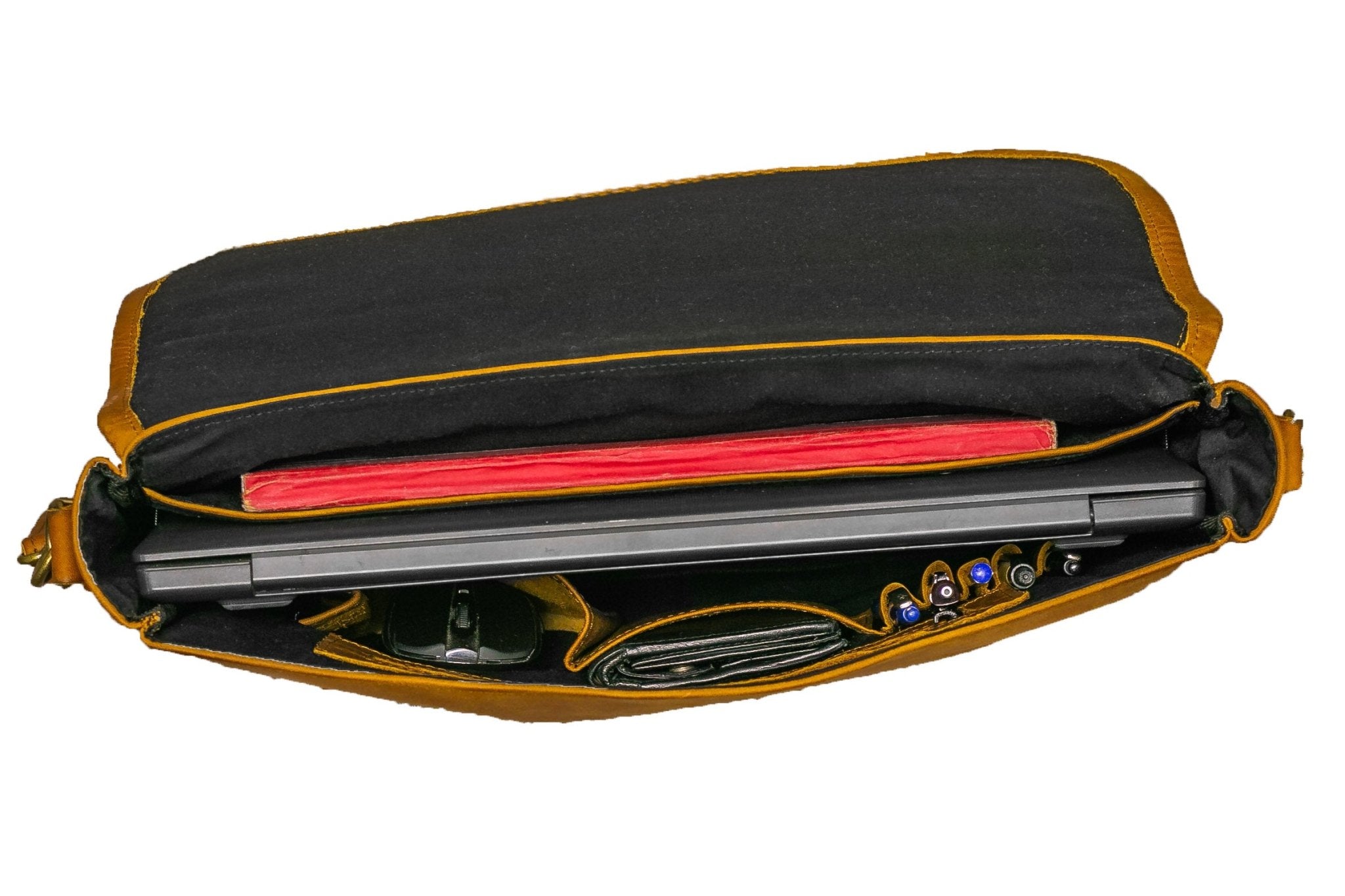 Tan Leather Goods - Alex Laptop Bag | Toffee - KaryKase