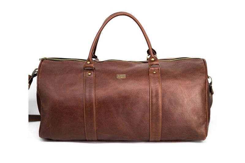Tan Leather Goods Arthur Duffel Bag - KaryKase