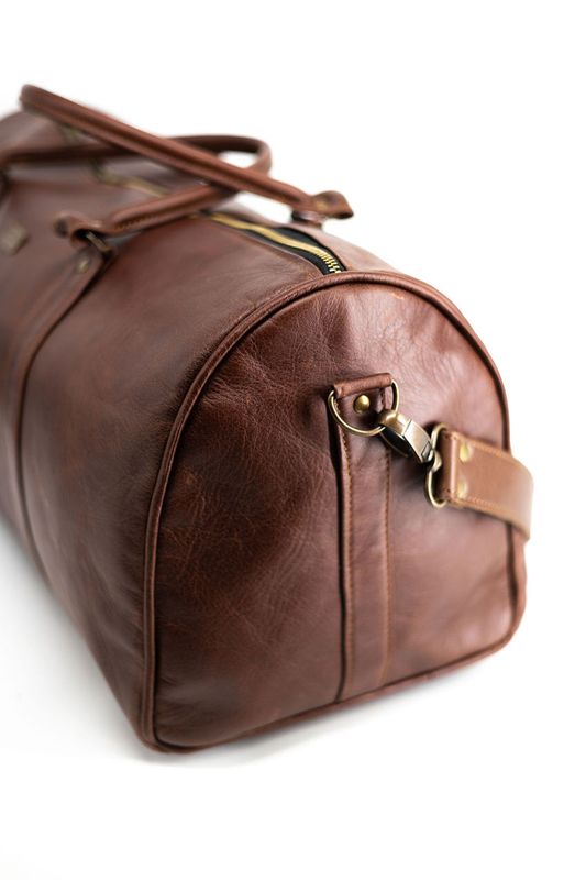 Tan Leather Goods Arthur Duffel Bag - KaryKase
