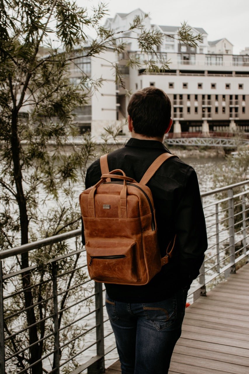 Tan Leather Goods - Charlie Backpack | Toffee - KaryKase