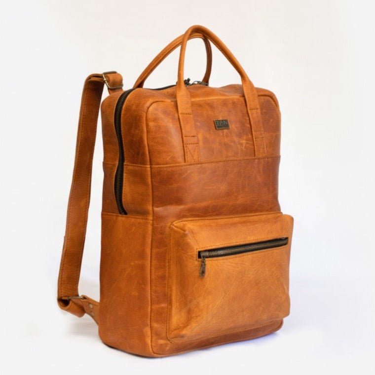 Tan Leather Goods - Charlie Backpack | Toffee - KaryKase
