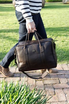 Tan Leather Goods Miles Travel Bag - KaryKase